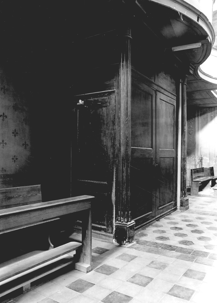 bussola d'ingresso, opera isolata - bottega piemontese (sec. XIX)