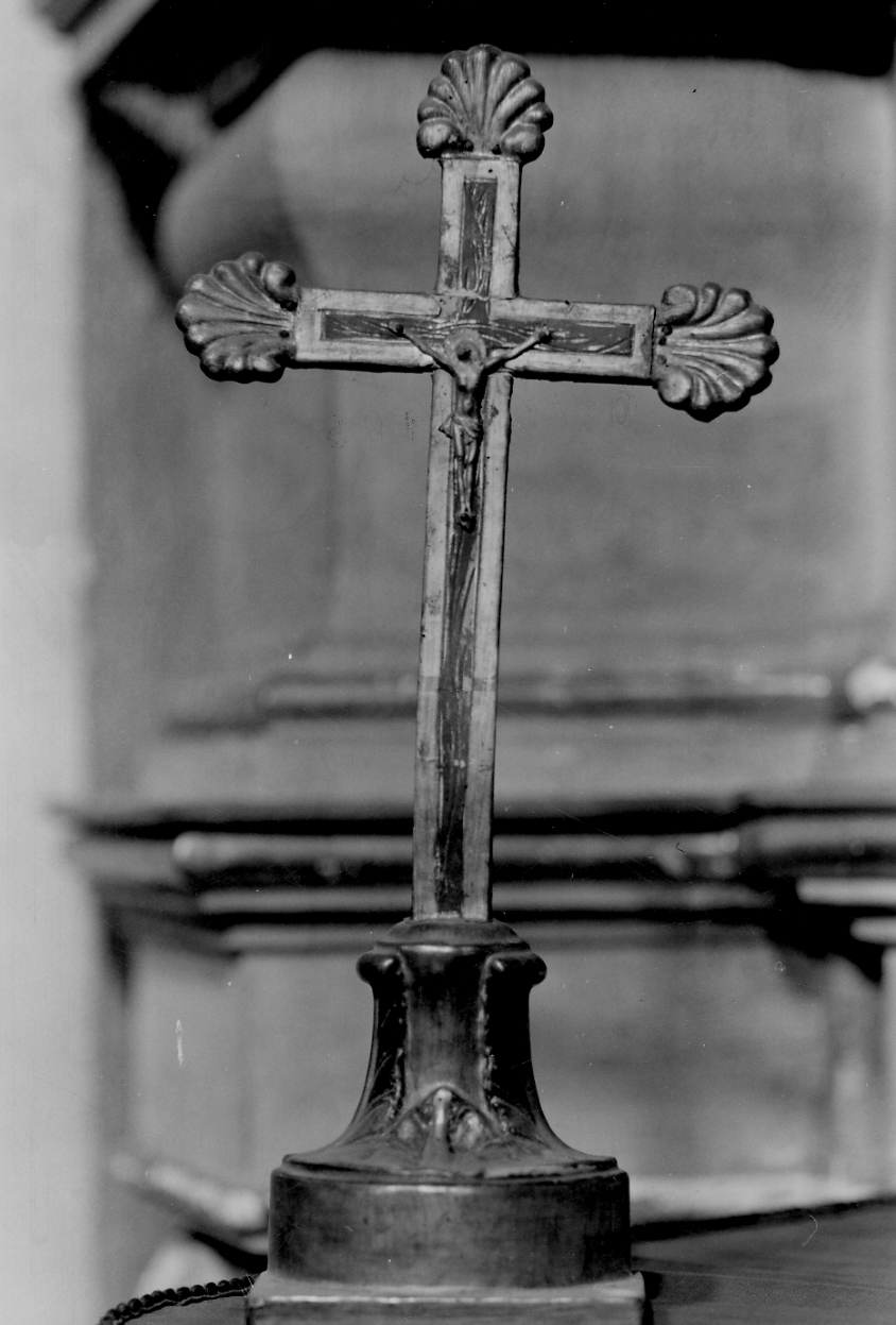 Cristo crocifisso (dipinto, opera isolata) - bottega piemontese (metà sec. XIX)