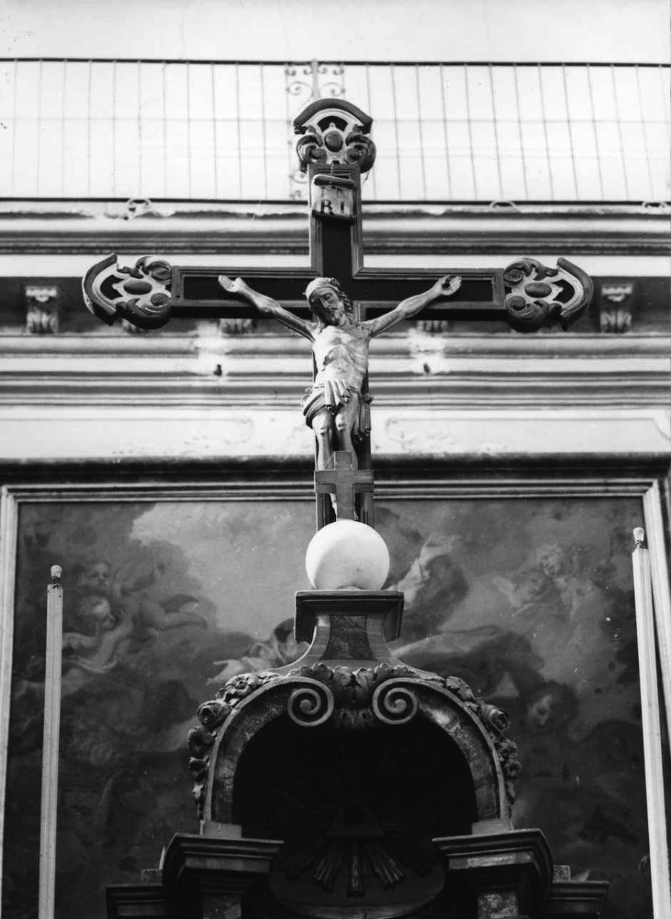 Cristo crocifisso (croce d'altare, opera isolata) - bottega piemontese (seconda metà sec. XIX)