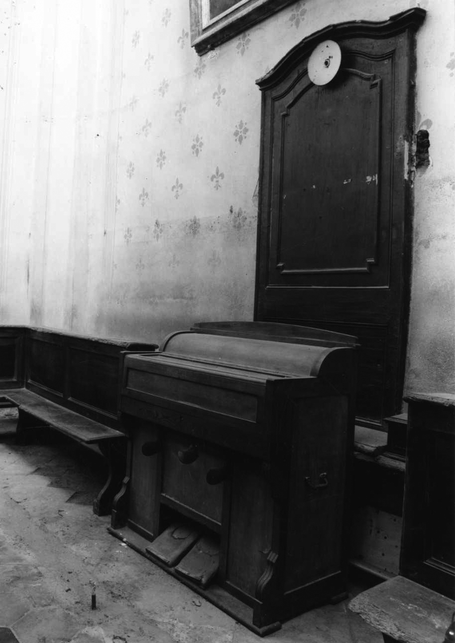 stallo, opera isolata - bottega piemontese (metà sec. XIX)