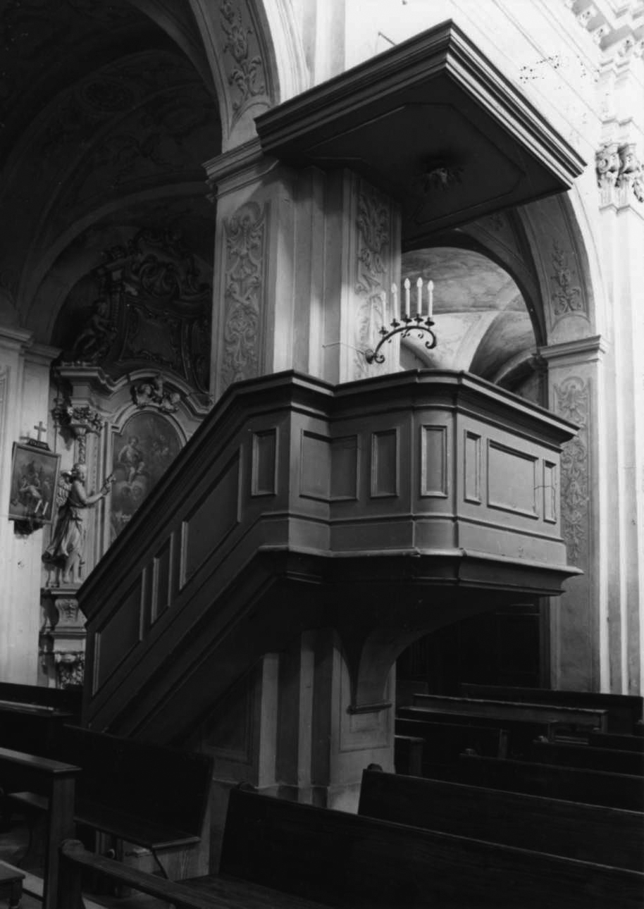 pulpito, opera isolata - bottega piemontese (prima metà sec. XIX)