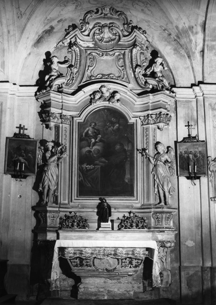altare, insieme - bottega lombardo-ticinese (prima metà sec. XVIII)