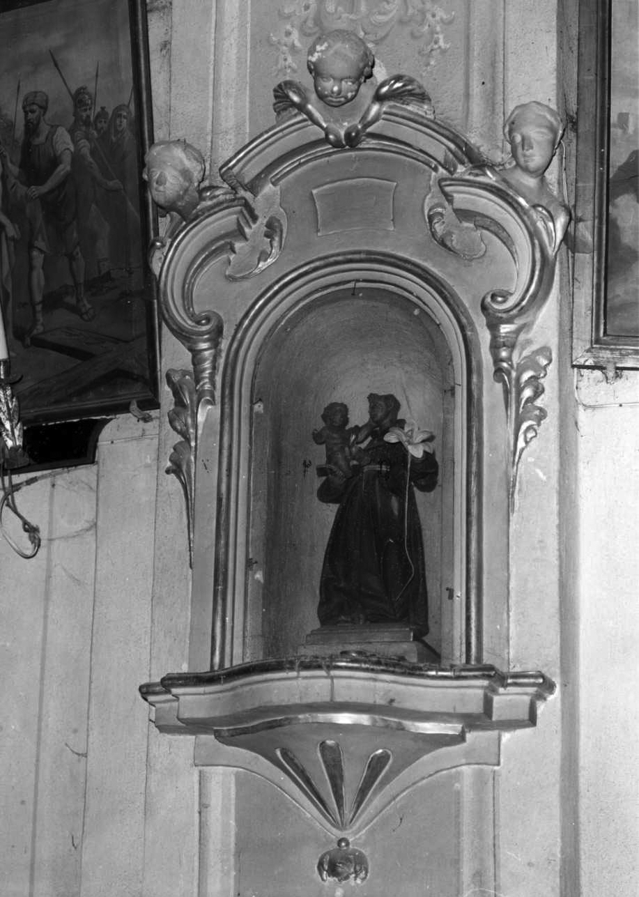 mostra di nicchia, opera isolata - bottega ticinese (prima metà sec. XVIII)