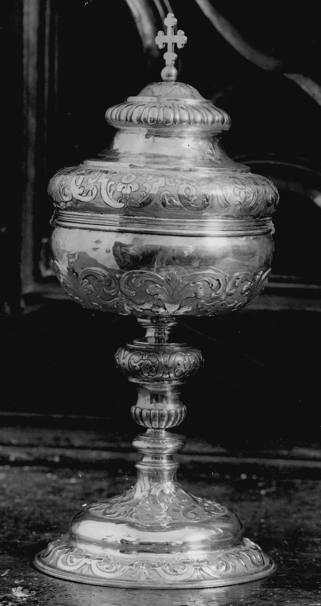 pisside, opera isolata - bottega piemontese (secondo quarto sec. XVIII)