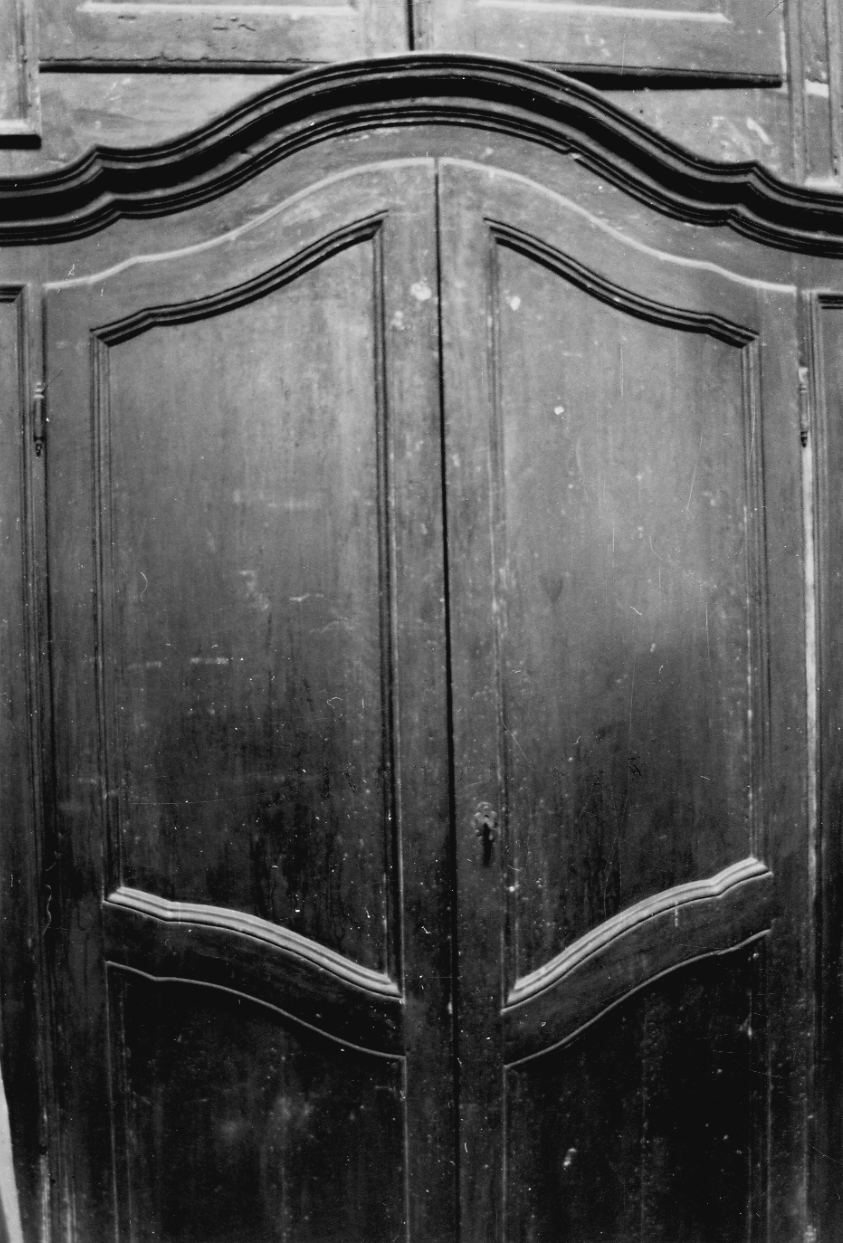 armadio da sacrestia, opera isolata - bottega piemontese (primo quarto sec. XVIII)