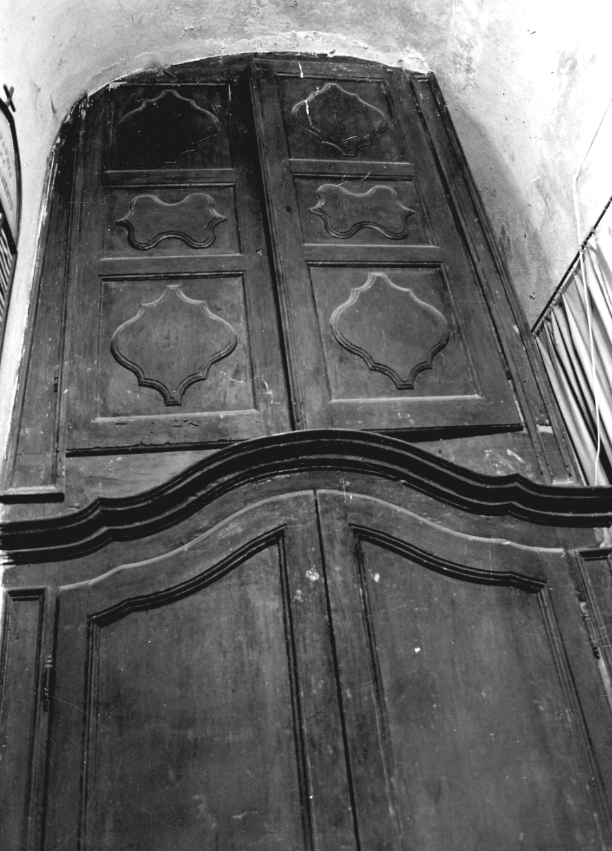 armadio da sacrestia, opera isolata - bottega piemontese (primo quarto sec. XVIII)