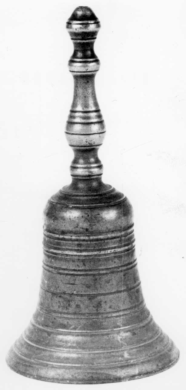 campanello d'altare, opera isolata - bottega piemontese (fine/inizio secc. XIX/ XX)