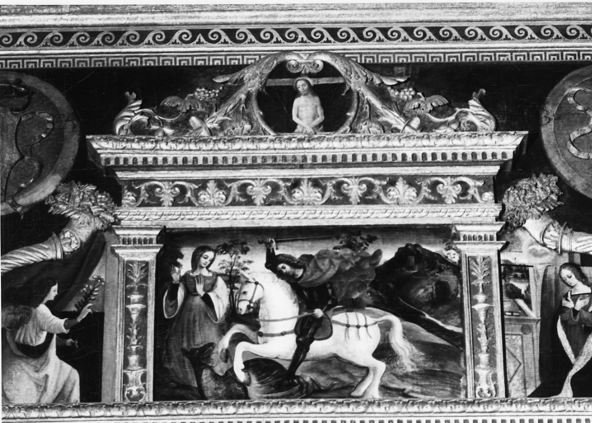 polittico, insieme di Gandolfino da Roreto (primo quarto sec. XVI)