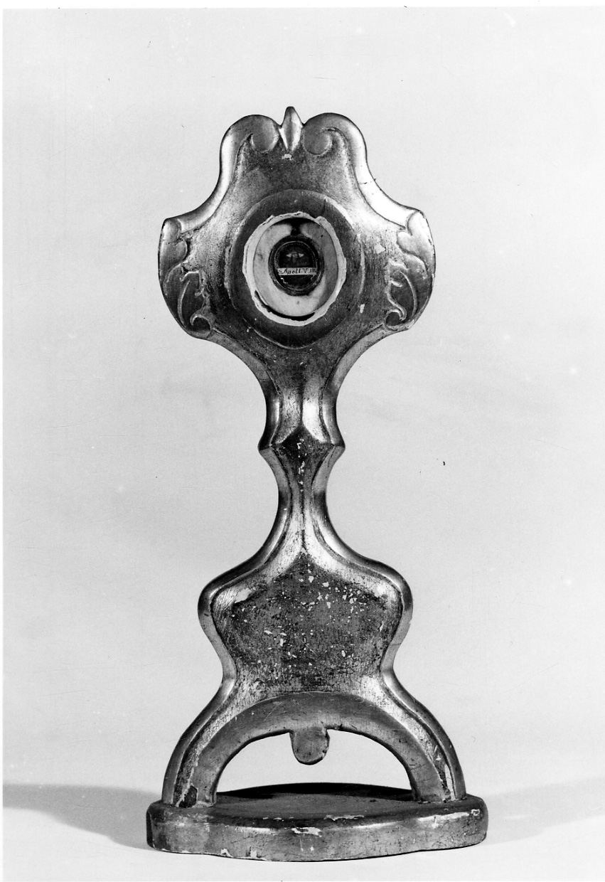 reliquiario - a ostensorio, opera isolata - bottega astigiana (seconda metà sec. XIX)