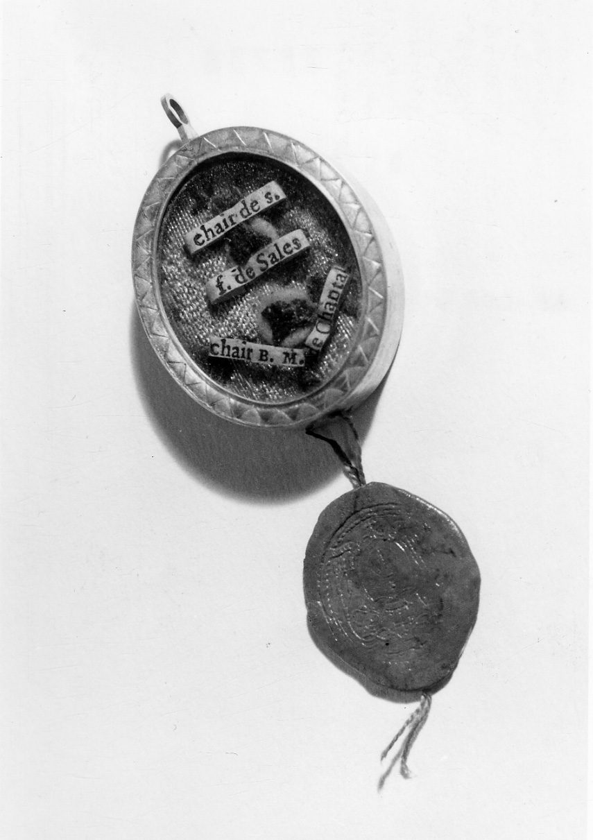 reliquiario a capsula, opera isolata - bottega astigiana (terzo quarto sec. XVIII)