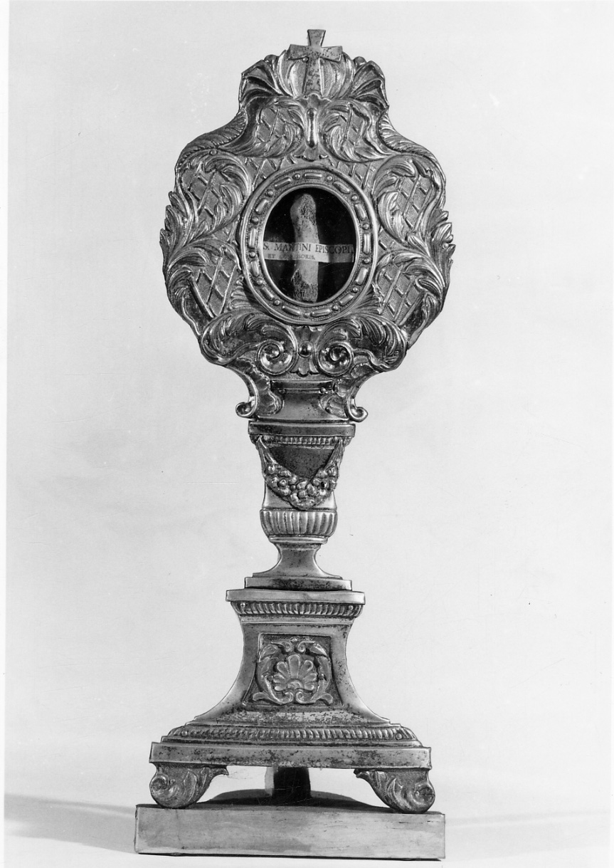 reliquiario - a ostensorio, opera isolata - bottega astigiana (primo quarto sec. XIX)