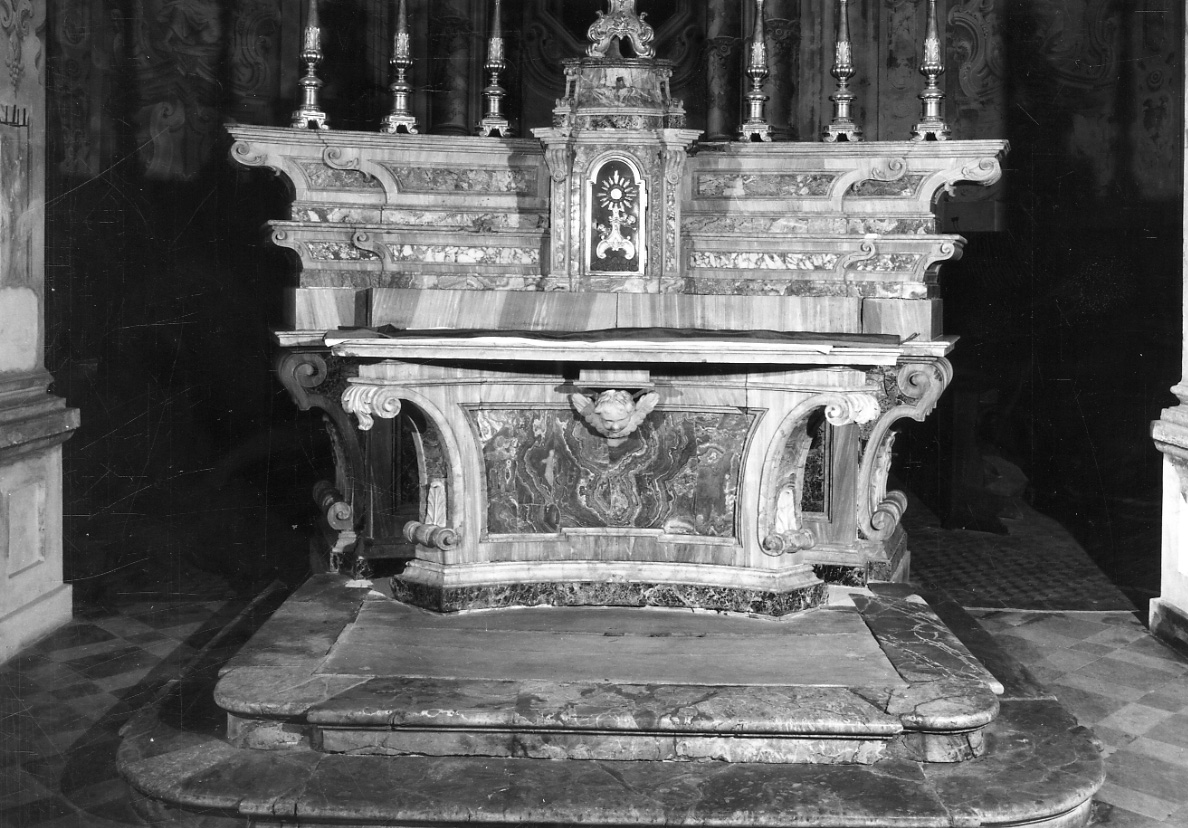 altare, opera isolata - bottega piemontese (sec. XVIII, sec. XIX)