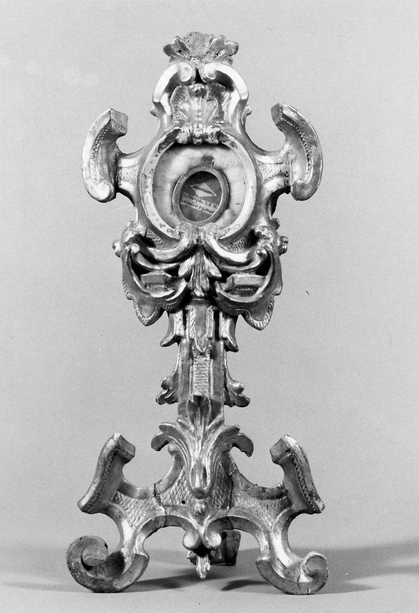 reliquiario - a ostensorio, opera isolata - bottega piemontese (ultimo quarto sec. XVIII)