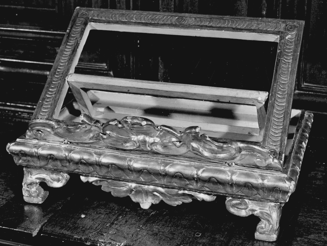 leggio d'altare, opera isolata - bottega della Valsesia (prima metà sec. XIX)