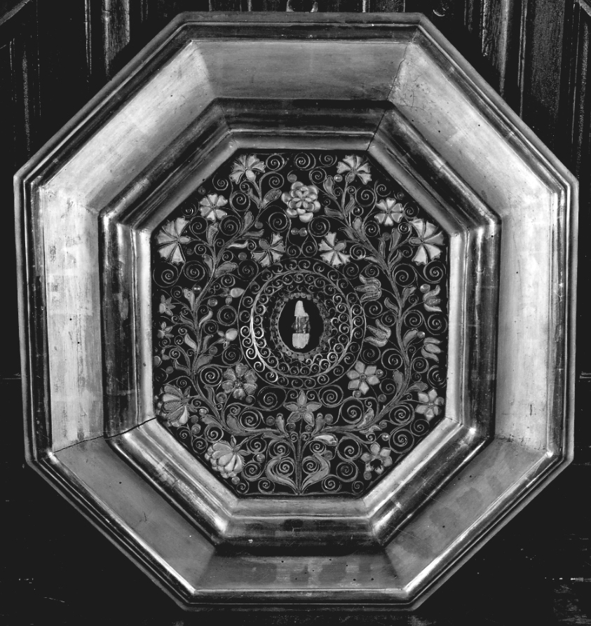 reliquiario - a tabella, opera isolata - bottega della Valsesia (seconda metà sec. XIX)