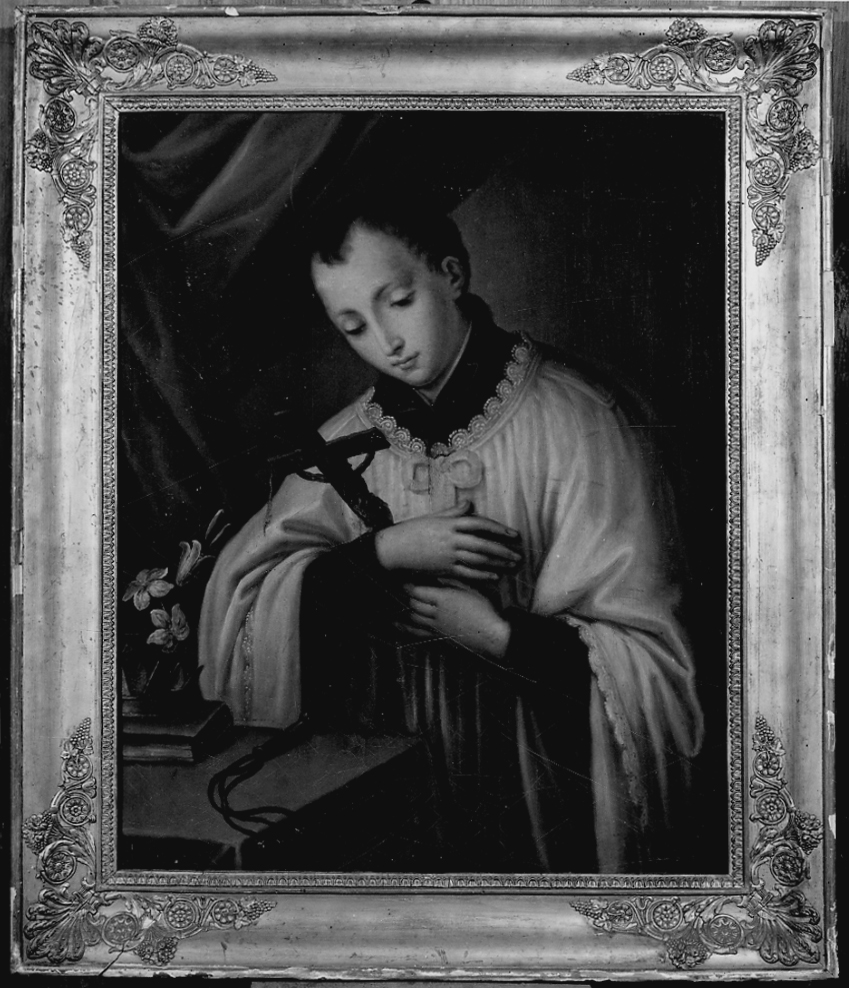 San Luigi Gonzaga (dipinto, opera isolata) - ambito piemontese (prima metà sec. XIX)