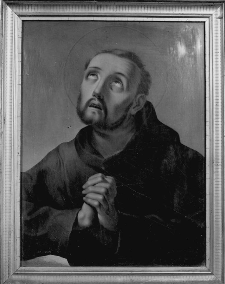 San Francesco d'Assisi (dipinto, opera isolata) - ambito lombardo-piemontese (secondo quarto sec. XIX)