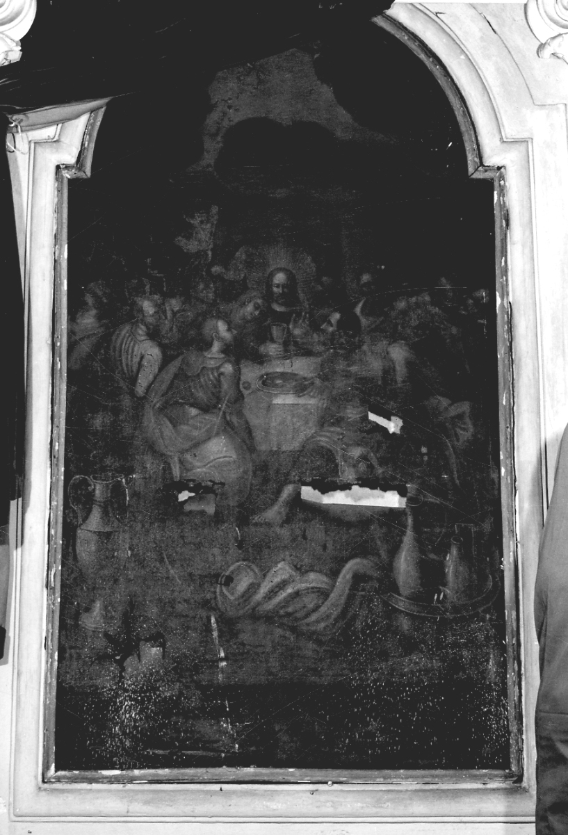 ultima cena (dipinto, opera isolata) - ambito piemontese (ultimo quarto sec. XVIII)