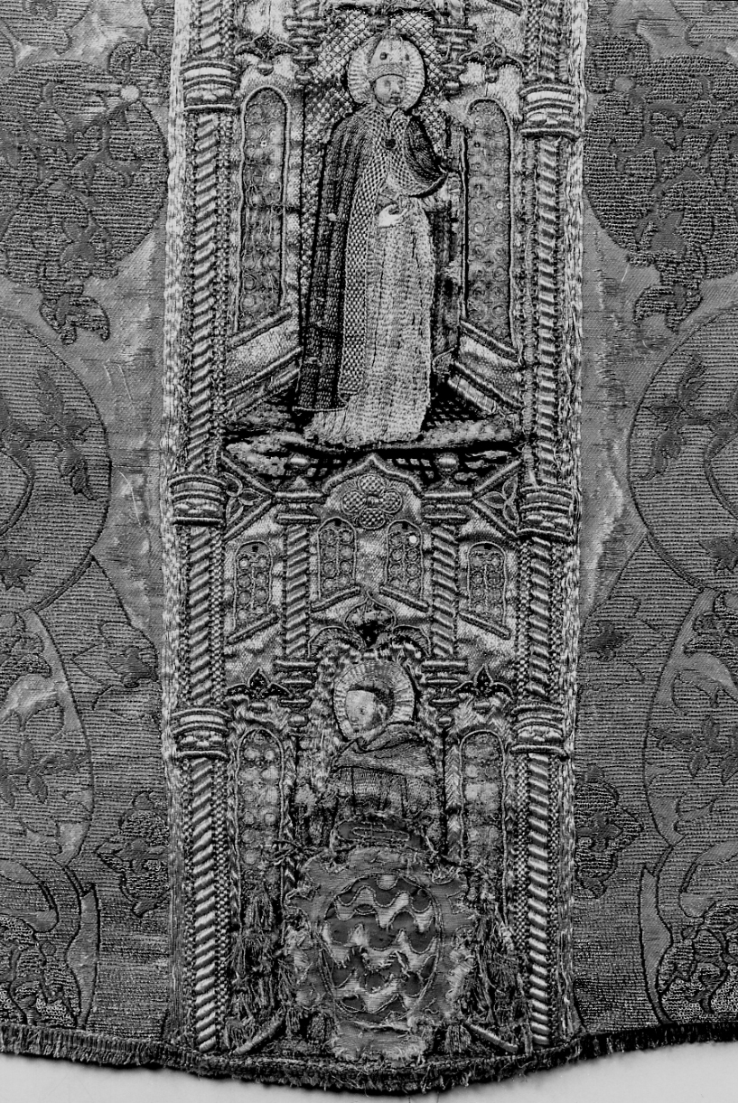 San Francesco d'Assisi (decorazione a ricamo, elemento d'insieme) - manifattura lombardo-piemontese (seconda metà sec. XV)