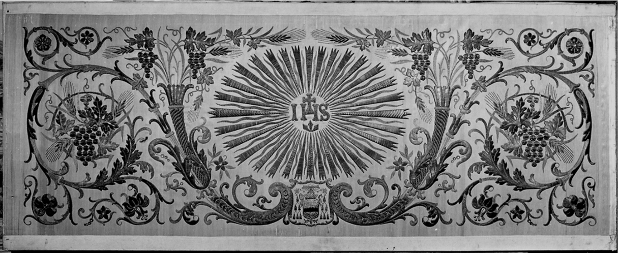 paliotto, opera isolata - manifattura lombardo-piemontese (ultimo quarto sec. XIX)