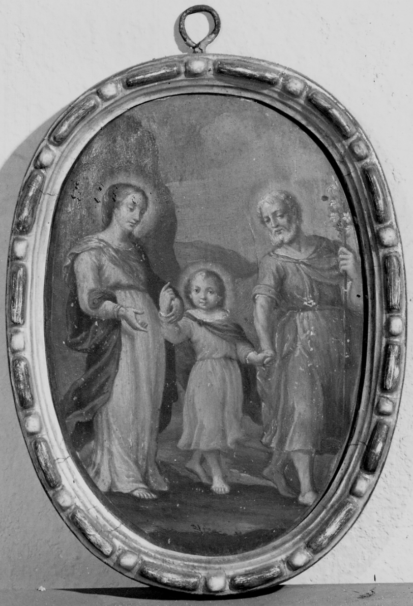 Sacra Famiglia (dipinto, opera isolata) - ambito novarese (metà sec. XVIII)
