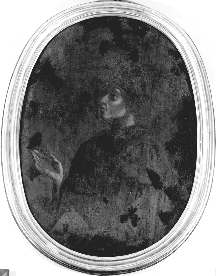 ritratto di Pietro Comestore (dipinto, opera isolata) - ambito novarese (prima metà sec. XVII)