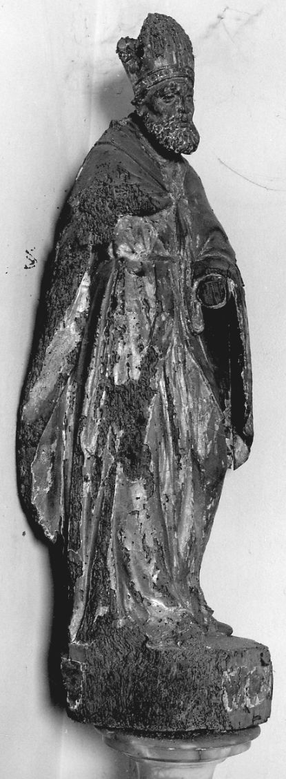 Sant'Agabio (statua, opera isolata) - bottega lombarda (seconda metà sec. XVI)