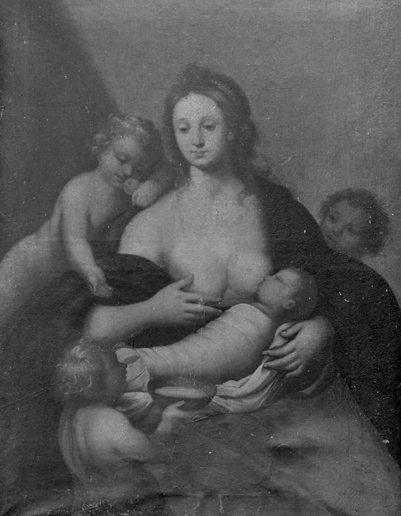 Carità (dipinto, opera isolata) - ambito novarese (seconda metà sec. XVIII)