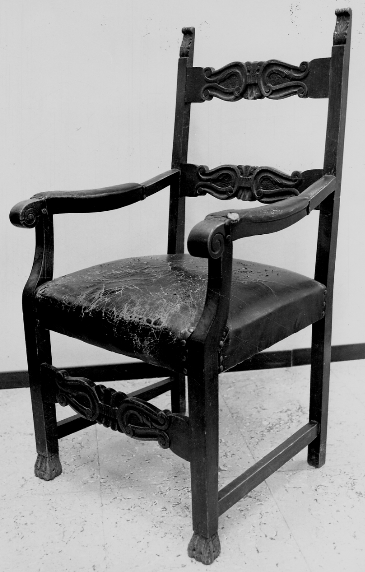 seggiolone, opera isolata - bottega novarese (prima metà sec. XX)