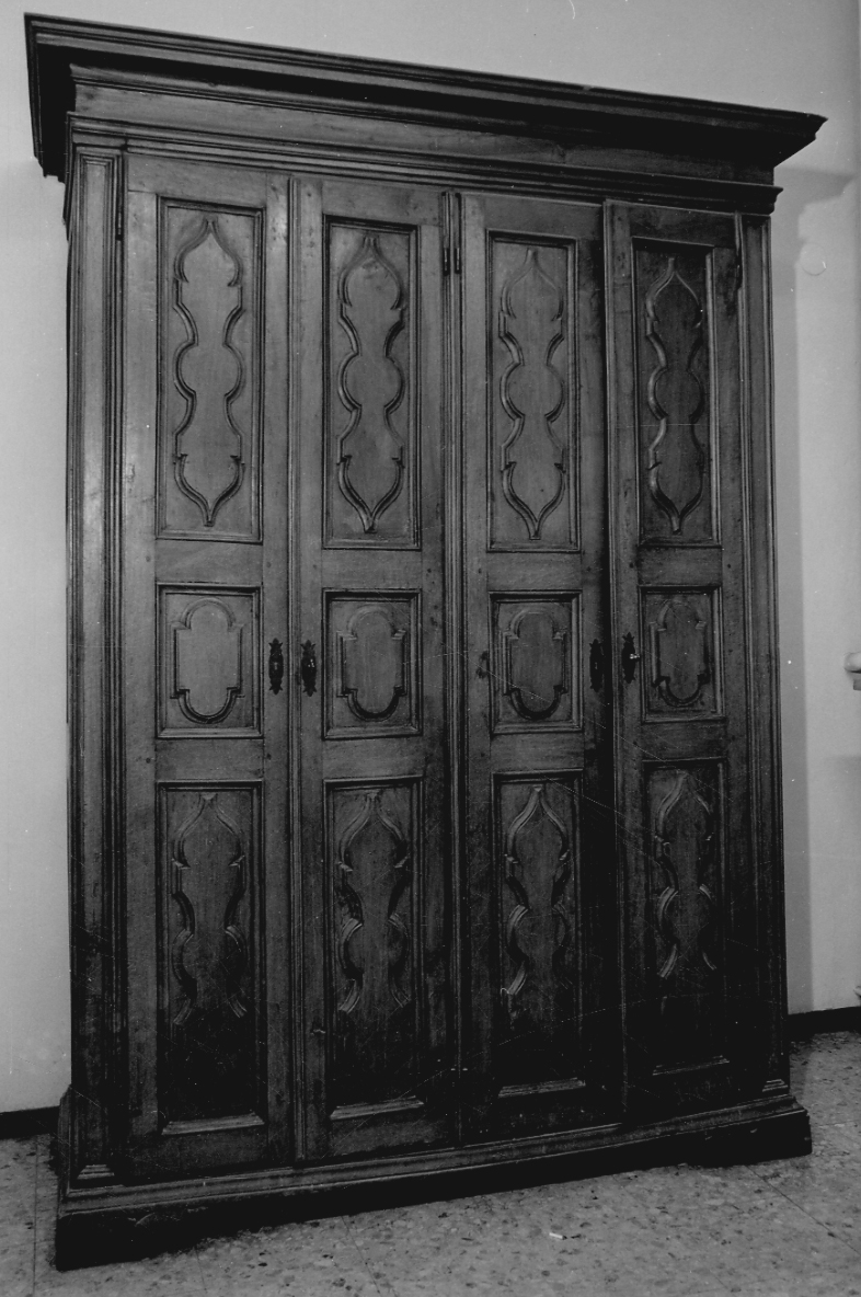 armadio, opera isolata - bottega Italia settentrionale (secc. XVII/ XVIII)