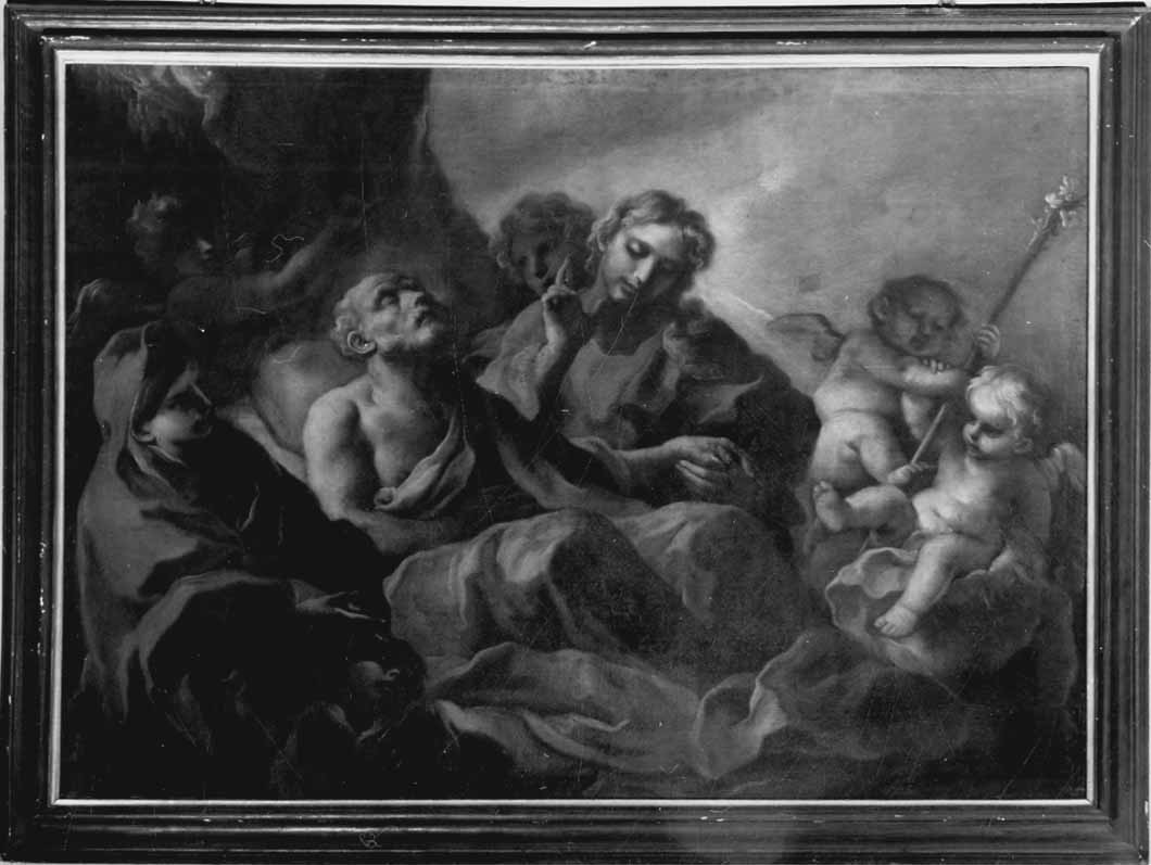 morte di San Giuseppe (dipinto, opera isolata) - ambito lombardo (prima metà sec. XVIII)