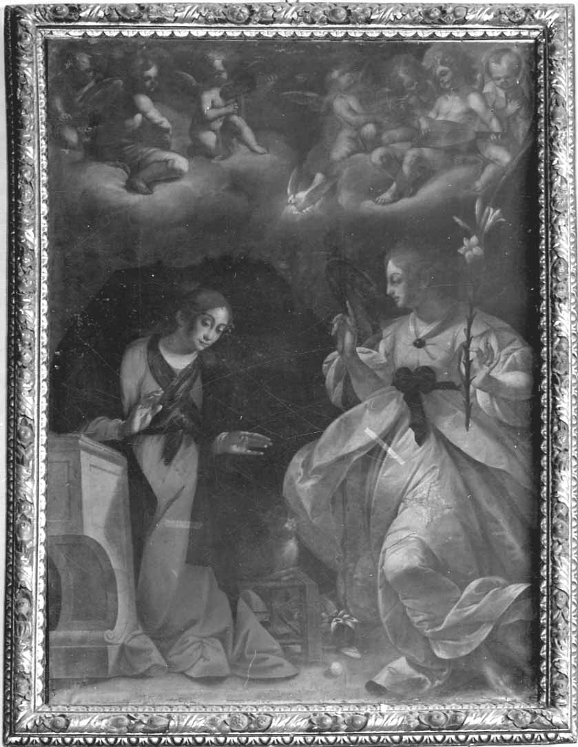 Annunciazione (dipinto, opera isolata) di Crespi Antonio Maria detto Bustino (attribuito) (prima metà sec. XVII)