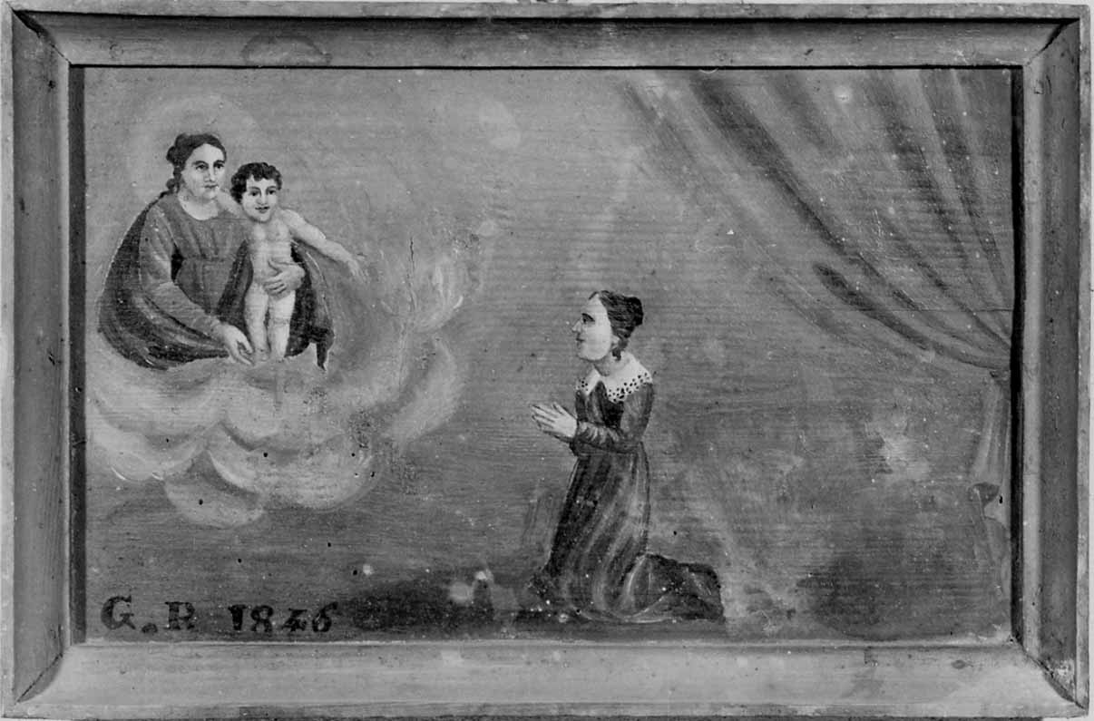 Intervento della Madonna (ex voto, opera isolata) - ambito novarese (metà sec. XIX)