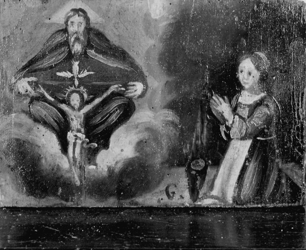 Intervento della Trinità (ex voto, opera isolata) - ambito novarese (ultimo quarto sec. XVIII)