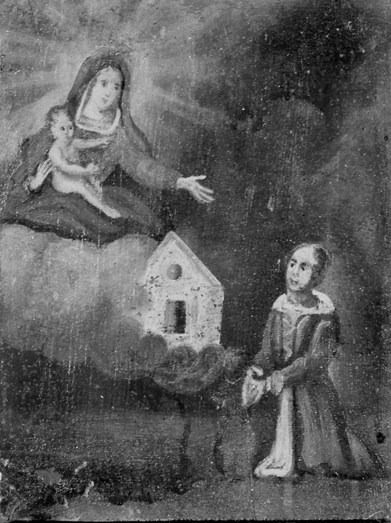 Intervento della Madonna di Loreto (ex voto, opera isolata) - ambito novarese (primo quarto sec. XIX)