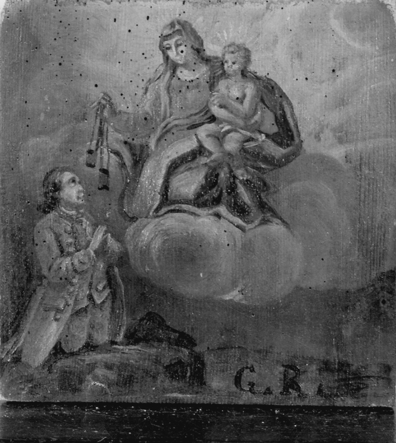 Intervento della Madonna del Carmelo (ex voto, opera isolata) - ambito novarese (ultimo quarto sec. XVIII)