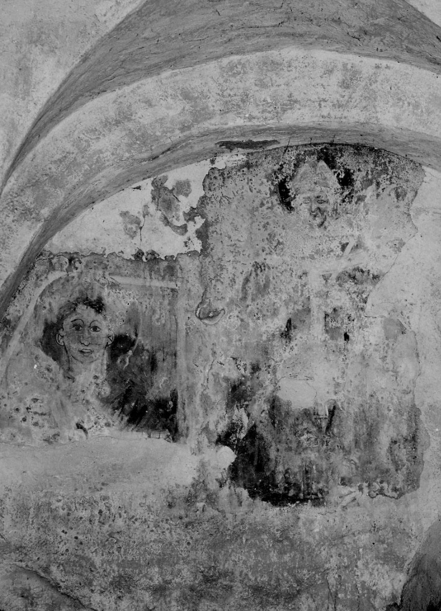 San Martino vescovo e santo (dipinto, opera isolata) - ambito lombardo (secc. XII/ XIII)