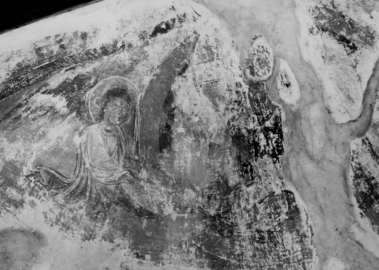 Cristo in maestà e angeli (dipinto) - ambito lombardo (secc. XI/ XII)