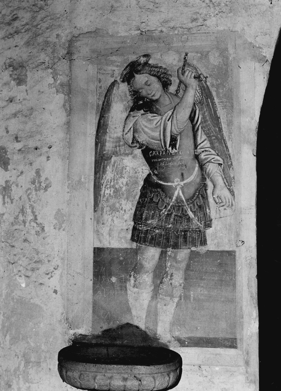 San Michele Arcangelo (dipinto, opera isolata) di Ferrari Gaudenzio (scuola) (prima metà sec. XVI)