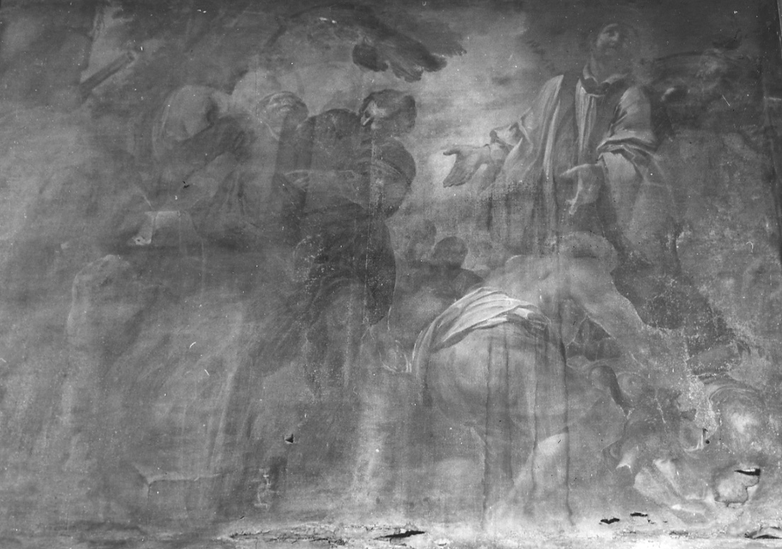 San Lorenzo consola gli infermi (dipinto, opera isolata) di Abbiati Filippo (seconda metà sec. XVII)