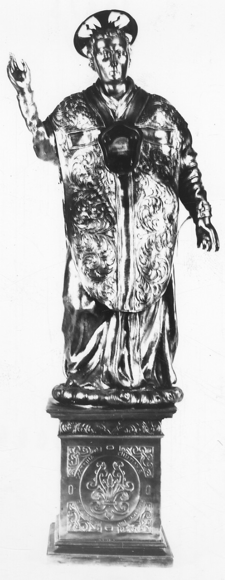 San Lorenzo al pozzo (reliquiario - a statuetta, opera isolata) - bottega lombarda (fine sec. XVII)