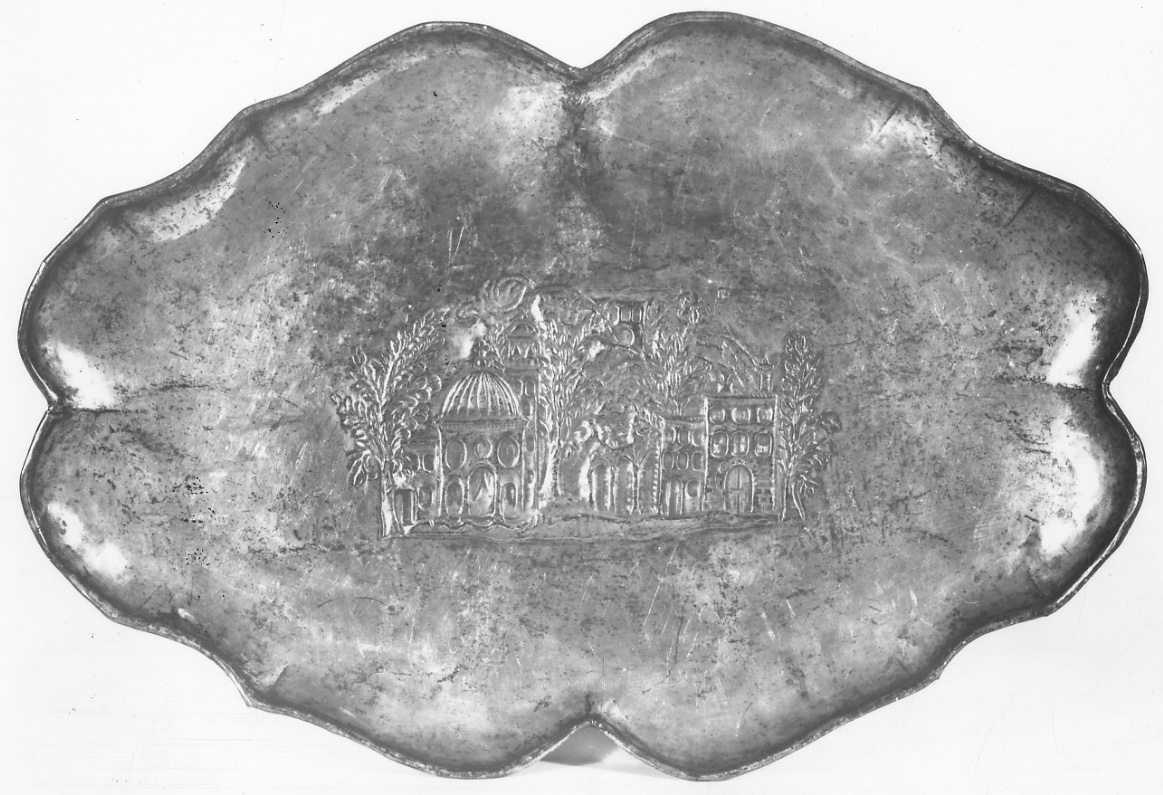 vassoio, serie - bottega novarese (inizio sec. XVII)