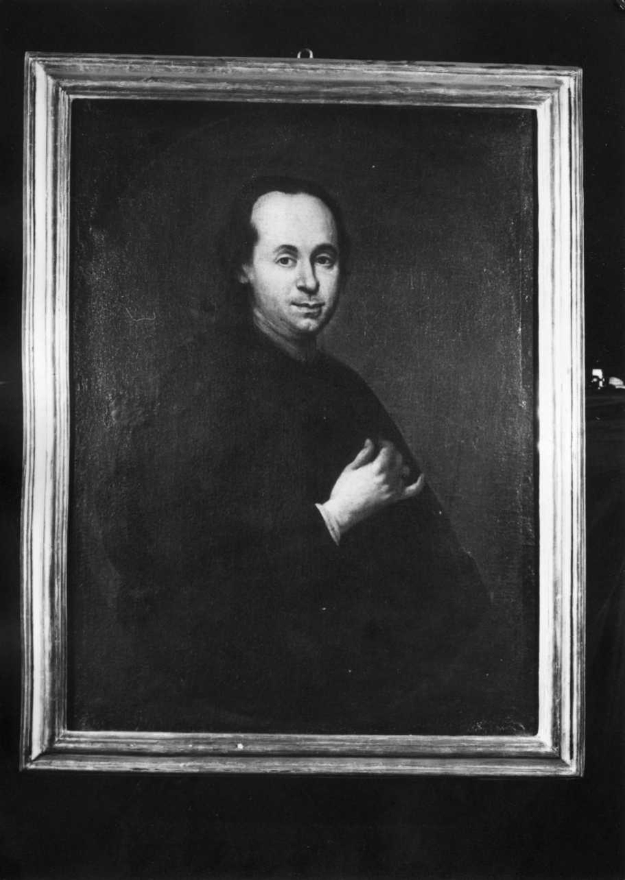 ritratto a mezza figura di prelato (dipinto, opera isolata) - ambito lombardo (seconda metà sec. XVIII)
