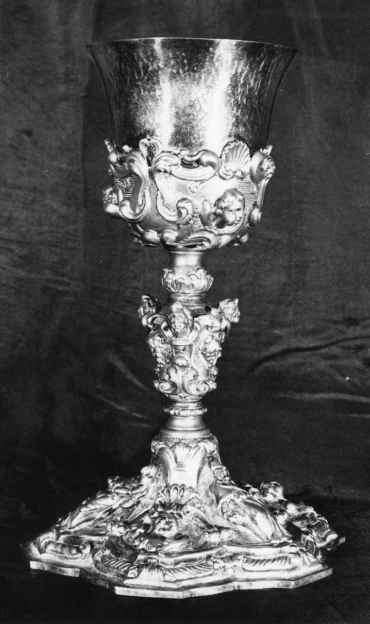 calice, opera isolata - bottega lombarda (seconda metà sec. XVII)