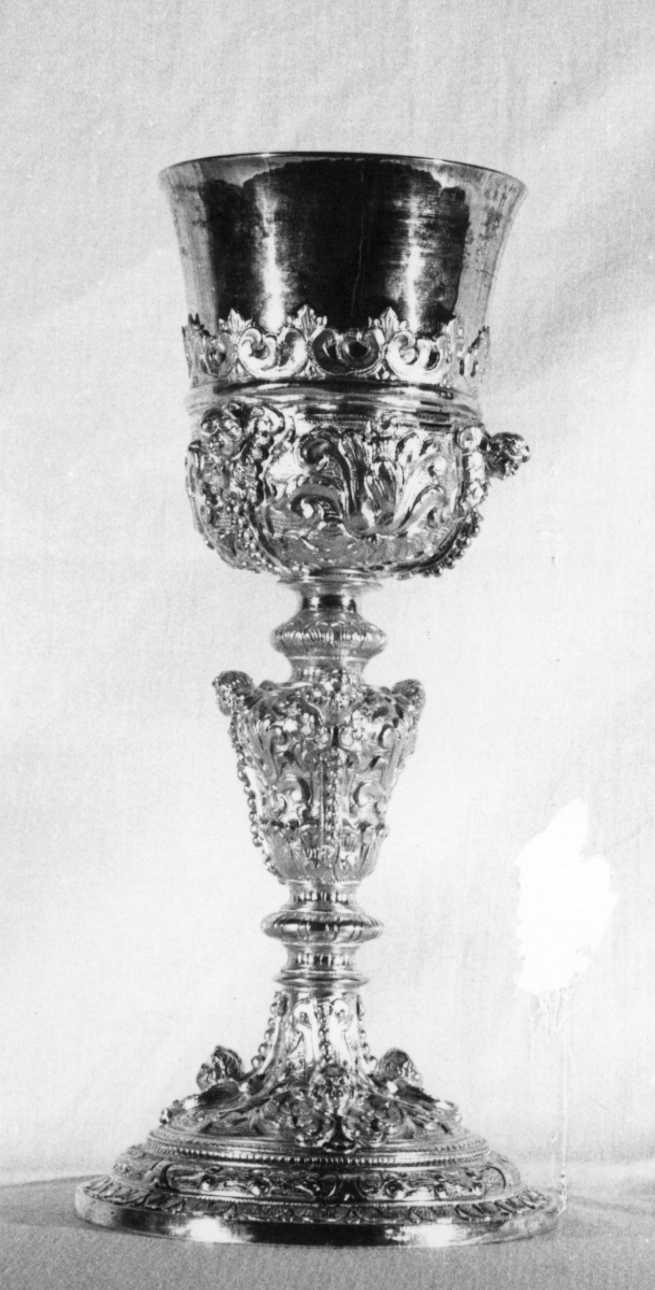 calice, opera isolata - bottega lombarda (seconda metà sec. XVII)