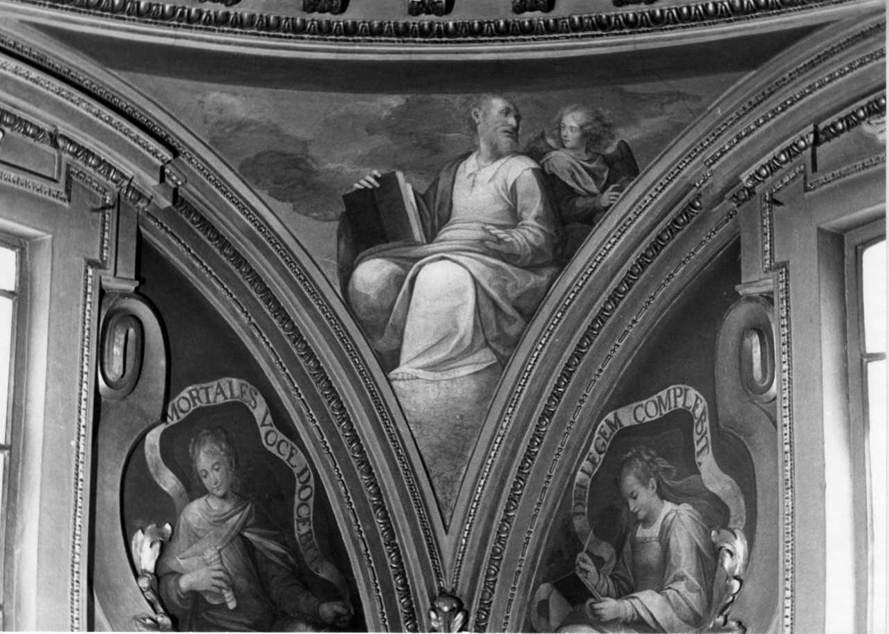 San Luca (pennacchio, elemento d'insieme) di Caccia Guglielmo detto Moncalvo (primo quarto sec. XVII)