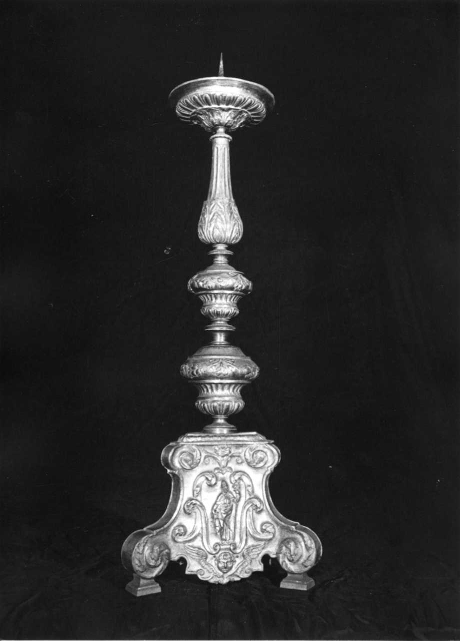 candeliere, serie - bottega lombarda (prima metà sec. XVII)