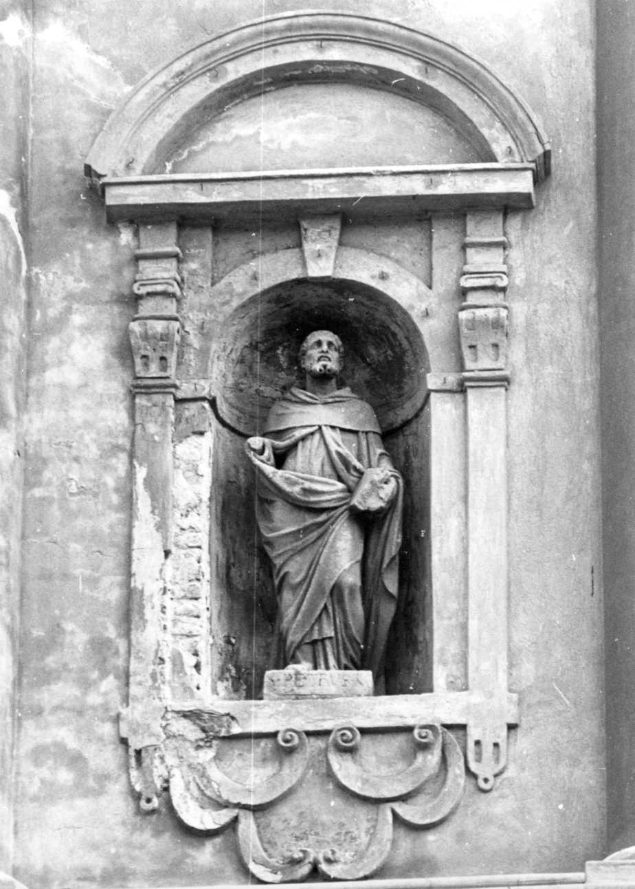 San Pietro (statua, elemento d'insieme) - bottega piemontese (prima metà sec. XIX)