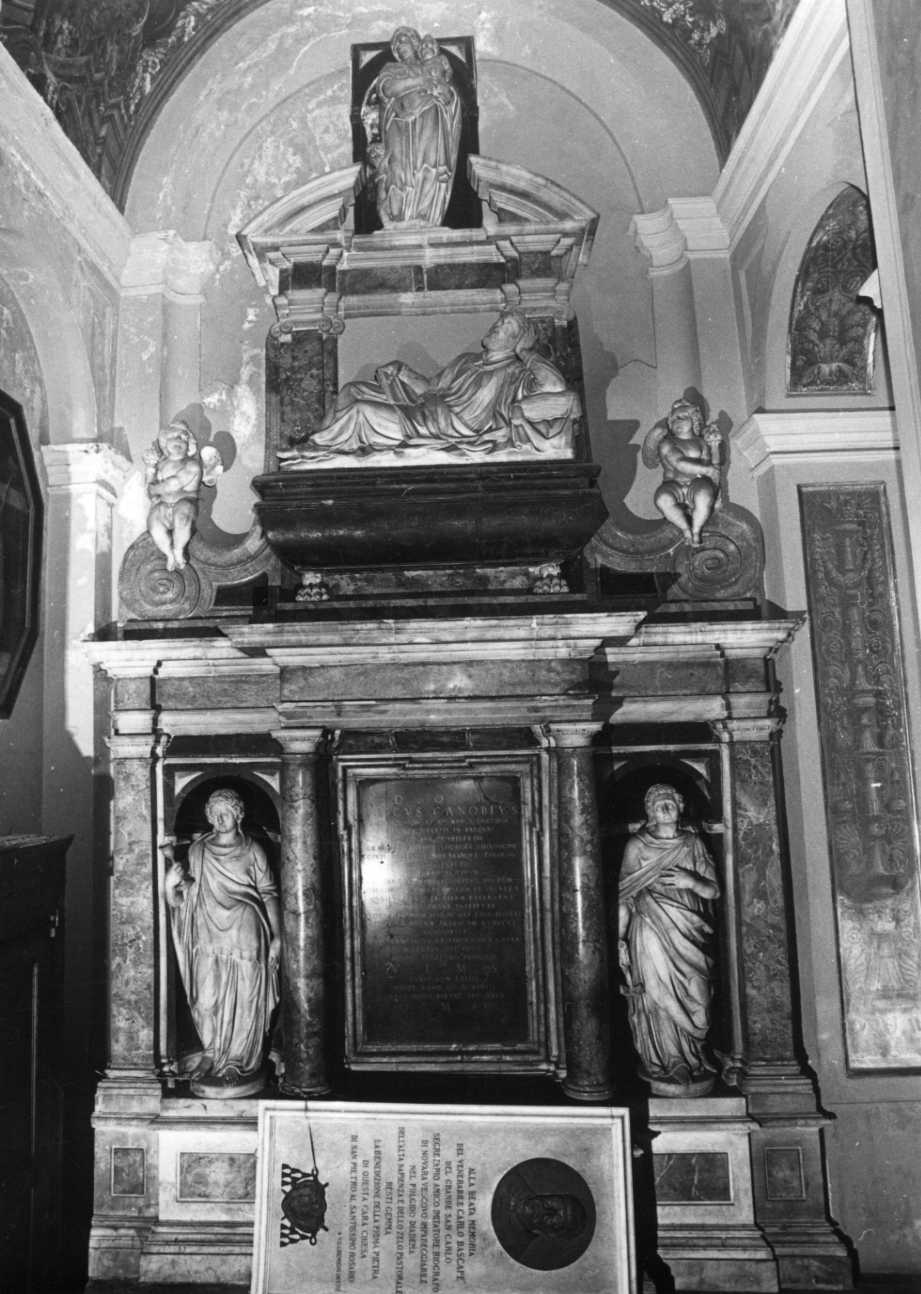 monumento funebre, insieme - bottega lombarda (fine, fine sec. XVI, sec. XVI)