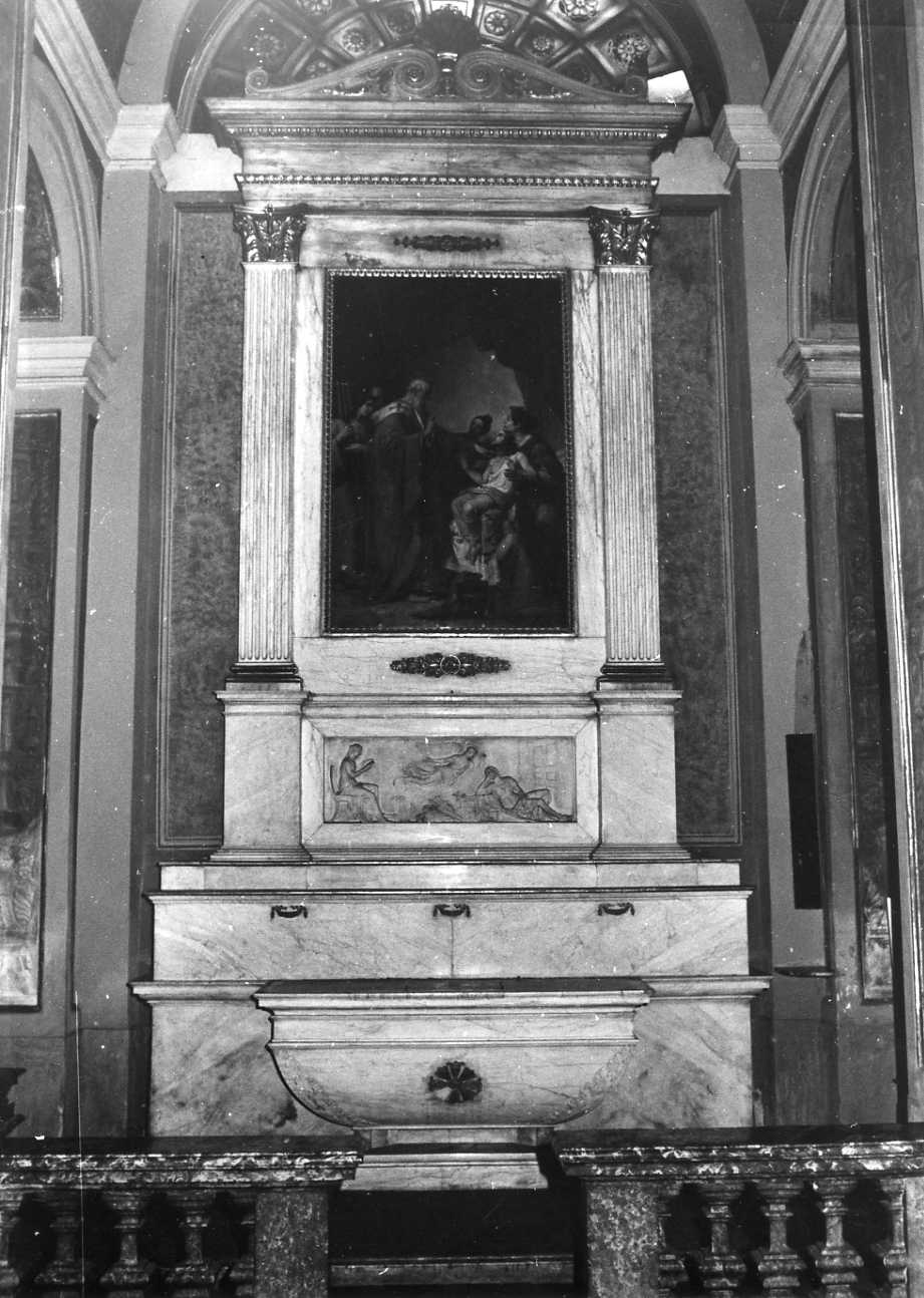 altare - a mensa, insieme di Caimo da Milano (attribuito) (secondo quarto sec. XIX)